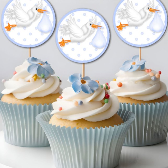 Babydusche Cupcake Toppers Stickers (Von Creator hochgeladen)