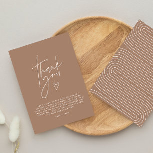 Babydusche dank brauner, moderner Einrichtung Einladung