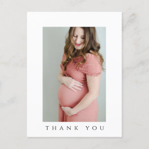 Babydusche Danke Post Card Ankündigungspostkarte