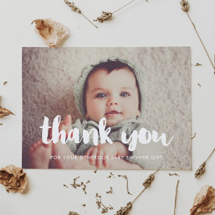 Babydusche danke postkarte