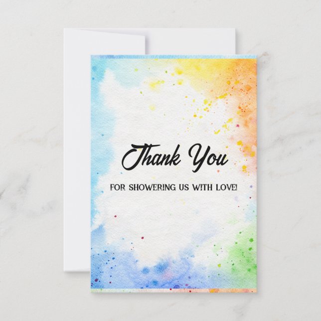 Babydusche Danksagkarte für Baby Boy Karte (Vorderseite)