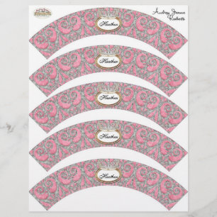 Babydusche Dekoration Cupcake - Royal Princess Cro Flyer