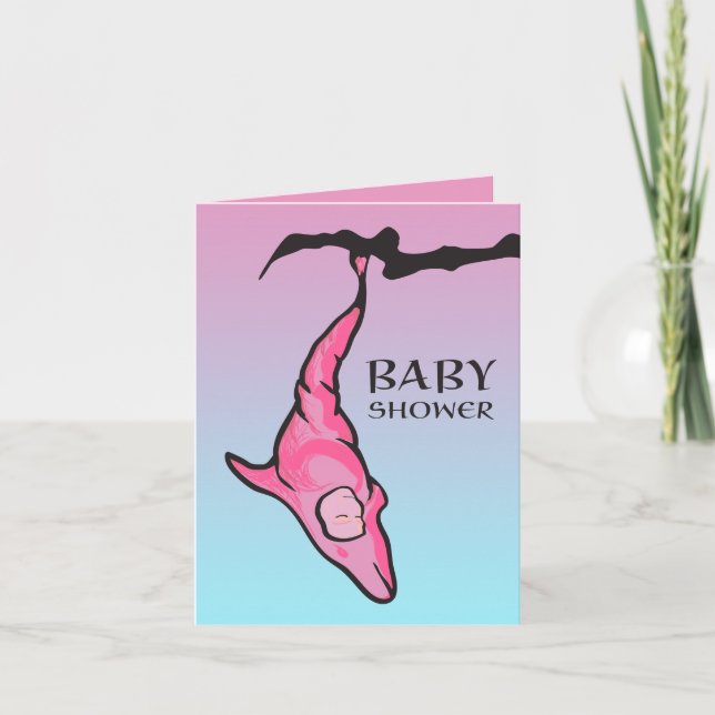 Babydusche (Delfincoon) Einladung (Vorderseite)