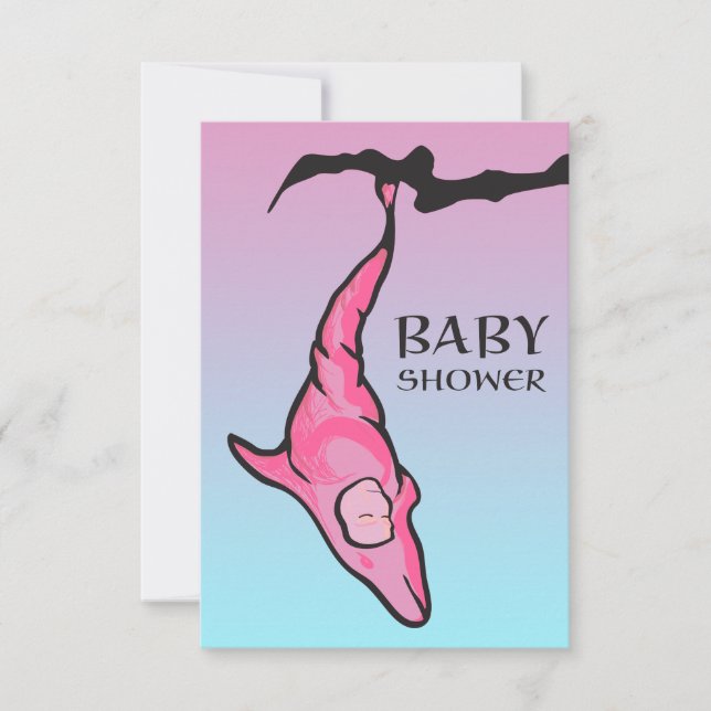 Babydusche (Delfincoon) Einladung (Vorderseite)