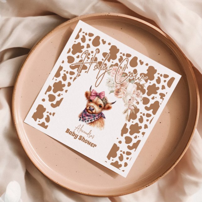 Babydusche der Heiligen Kuh Serviette (Von Creator hochgeladen)