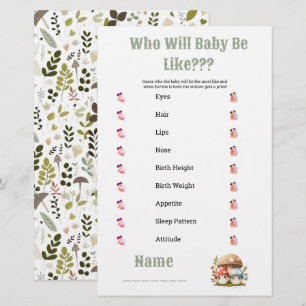 Babydusche, die wie Baby ist Briefpapier