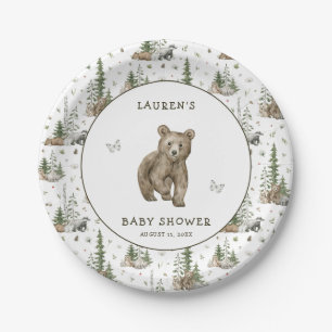 Babydusche, die wir frühzeitig abwarten können pappteller