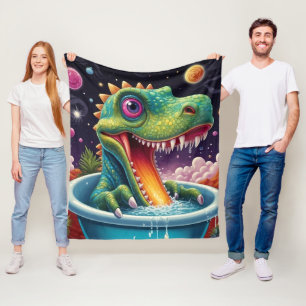 Babydusche Dino-Mite Fleecedecke