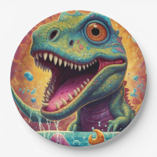 Babydusche Dino-Mite Pappteller