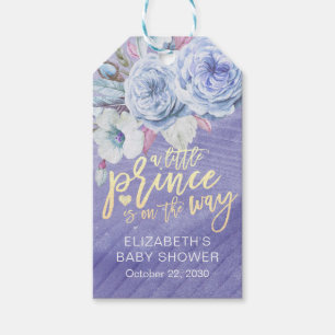Babydusche ein kleiner Prinz auf dem Weg Geschenkanhänger