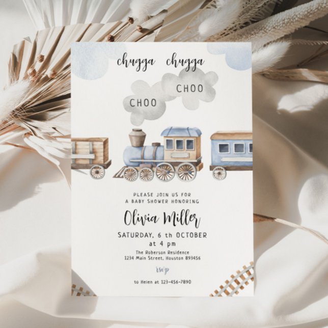 Babydusche einladen, Chugga Boy Babydusche Einladung (Von Creator hochgeladen)