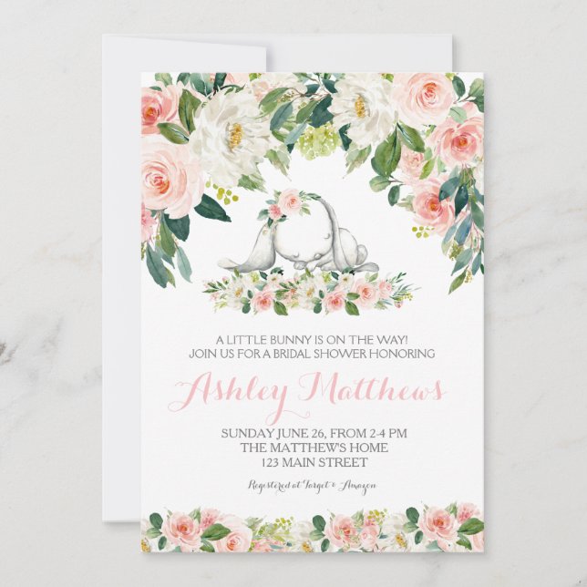 Babydusche Einladung (Vorderseite)