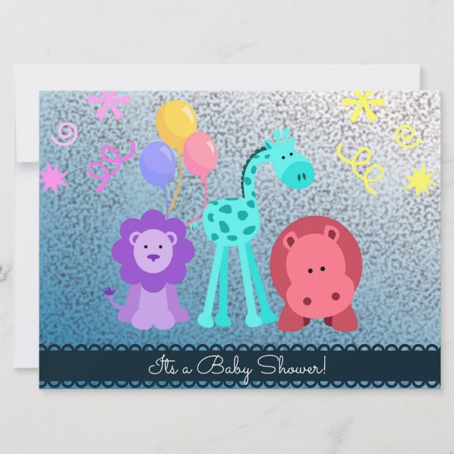 Babydusche Einladung (Vorderseite)