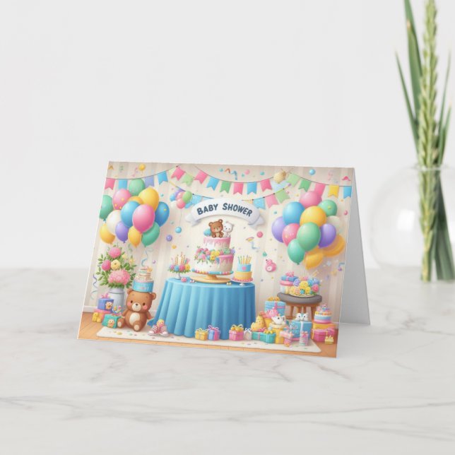 Babydusche Einladung (Vorderseite)