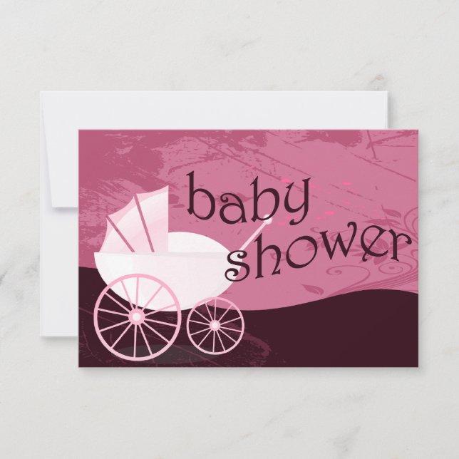 Babydusche Einladung (Vorderseite)