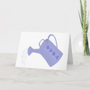 Babydusche Einladungskarten, blaues Wasser Einladung
