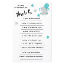 Babydusche Elephan Wie gut Sie die Karte kennen