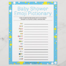 Babydusche Emoji Pictionary [Starry Night Blue]