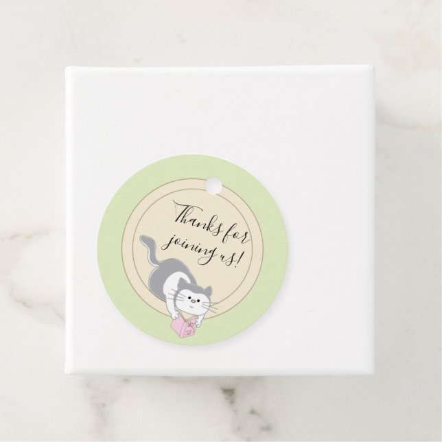 Babydusche Erstellen eines Bibliothekspinens Geschenkanhänger (Beispiel)