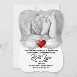 Babydusche erwartet das Schicksal des Party Einladung