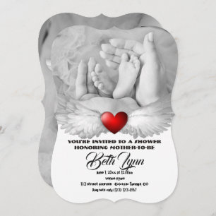 Babydusche erwartet das Schicksal des Party Einladung