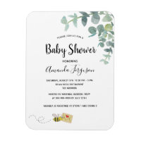 Babydusche Eukalyptus niedliche Biene
