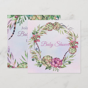 Babydusche Feiertagskarte