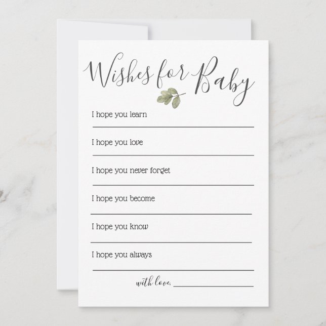 Babydusche für Baby Einladung (Vorderseite)