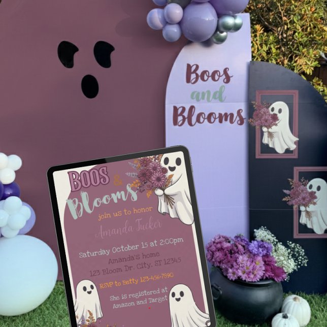 Babydusche für Boos und Blooms Einladung (Von Creator hochgeladen)