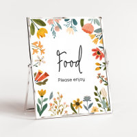Babydusche für botanische Wildblume