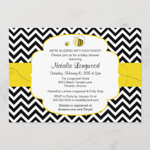 Babydusche für Hummeln, begeistert Einladung