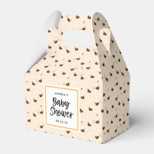 Babydusche für Hummeln Box Geschenkschachtel (Vorderseite)