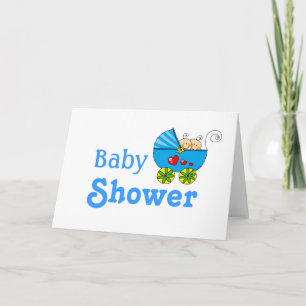 Babydusche für junge Zwillinge Karte