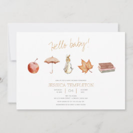 Babydusche für Kaninchen Einladung