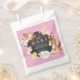 Babydusche für Landtiere - Beutel Geschenktütchen