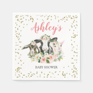 Babydusche für Landtiere Serviette