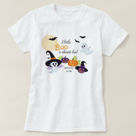 Babydusche für Little Boo Halloween T - Shirt. T-Shirt