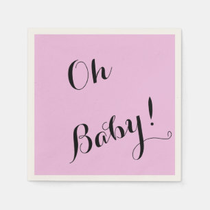 Babydusche für Mädchen Serviette