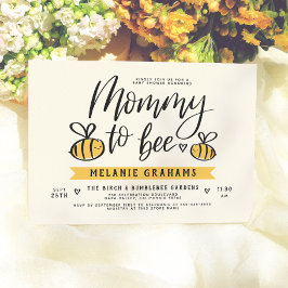 Babydusche für Mami und Honeycomb Einladung