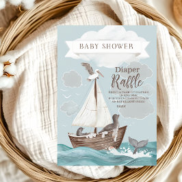 Babydusche für Nautical Boat Einladung