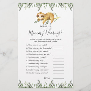 Babydusche für Schwänze, was Mami trägt