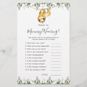 Babydusche für Schwänze, was Mami trägt