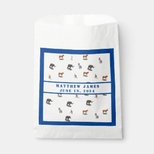 Babydusche für verschiedene Tiere Geschenktütchen