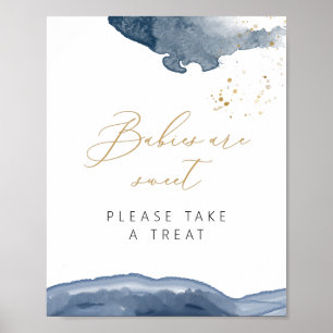 Babydusche Gefallen Zeichen, Babys sind süße Lecke Poster