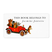 Babydusche Geschenk Funny Cartoon Katzen Retro Aut