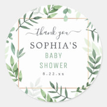 Babydusche Geschlecht neutrale botanische Wasserfa