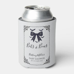 Babydusche Gothic von Fledermäusen und Bows Dosenkühler