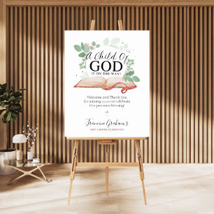 Babydusche Gottes Begrüßungszeichen Poster