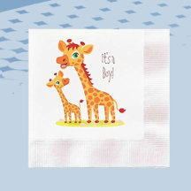 Babydusche Griaffe Paper Napkin