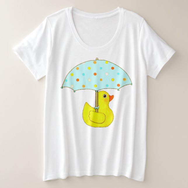 Babydusche Große Größe T-Shirt (Design vorne)